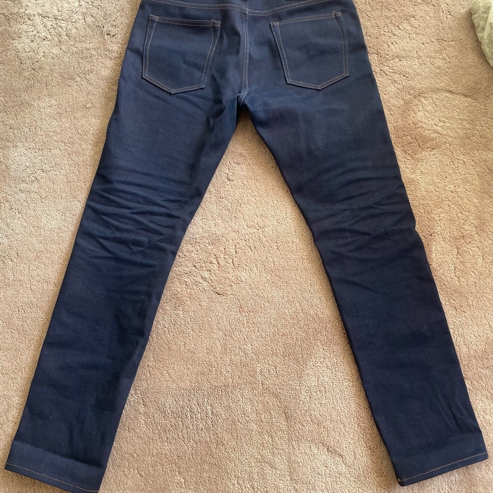Unbranded UB291 Tapered selvedge denim Size 34 - Picture 5 of 13